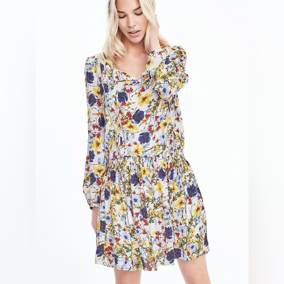 Banana Republic Floral Print Dress - Picture 1 of 6